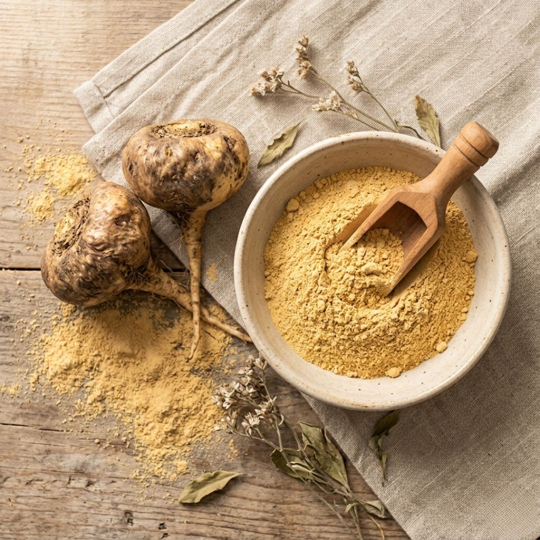 Ra&iacute;z de maca natural de los Andes