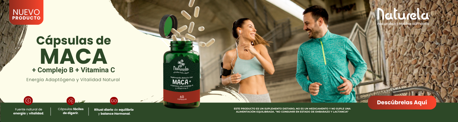 maca + complejo B + vitamina C