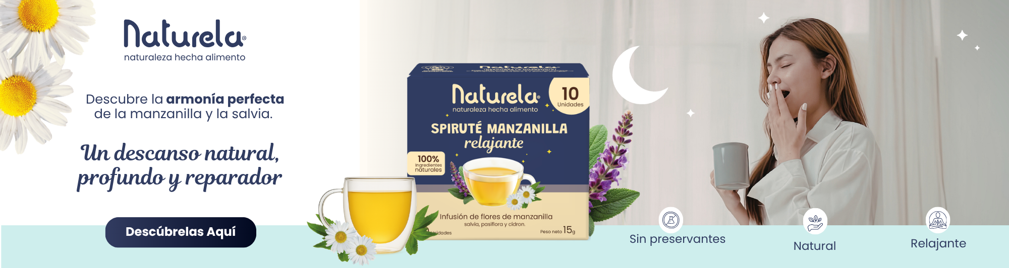 Nuevo Spiruté Manzanilla con Pasiflora Relajante