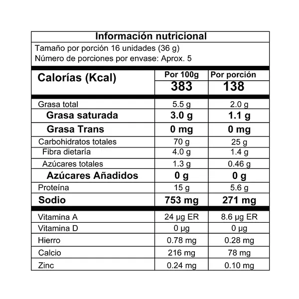 Rosquillas Integrales Arroz Paquetón