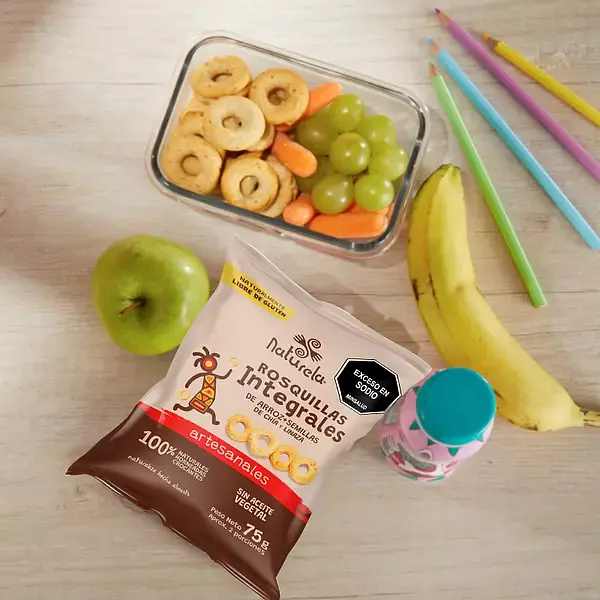 Pack Rosquillas Integrales Arroz Semillas Chía Linaza